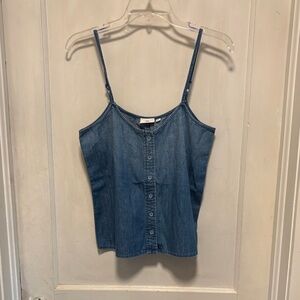 AG Adriano Goldschmied Denim Blue Women's Top Small New Without Tags